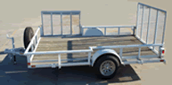 Single Axle Deluxe 4 Wheeler Trailer